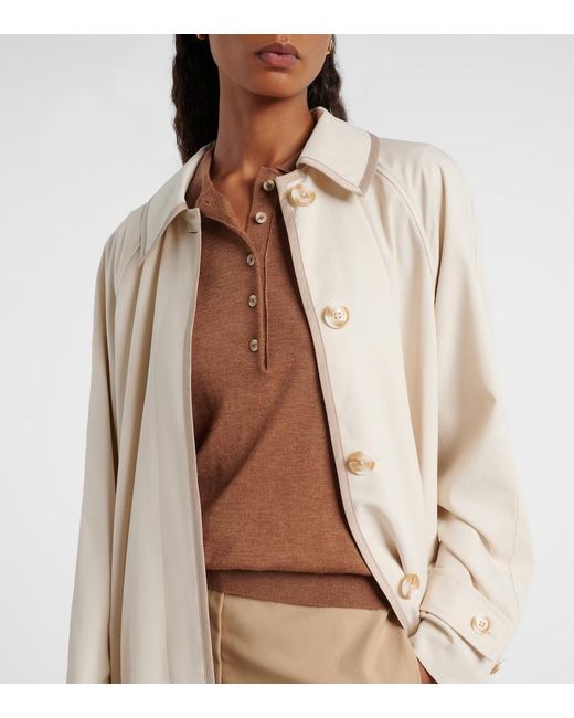 Varley Natural Stamford Twill Car Coat