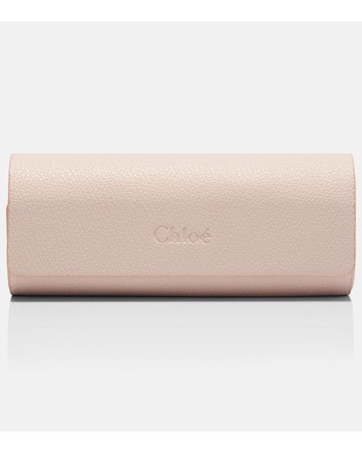 Chloé Brown Aviator Sunglasses