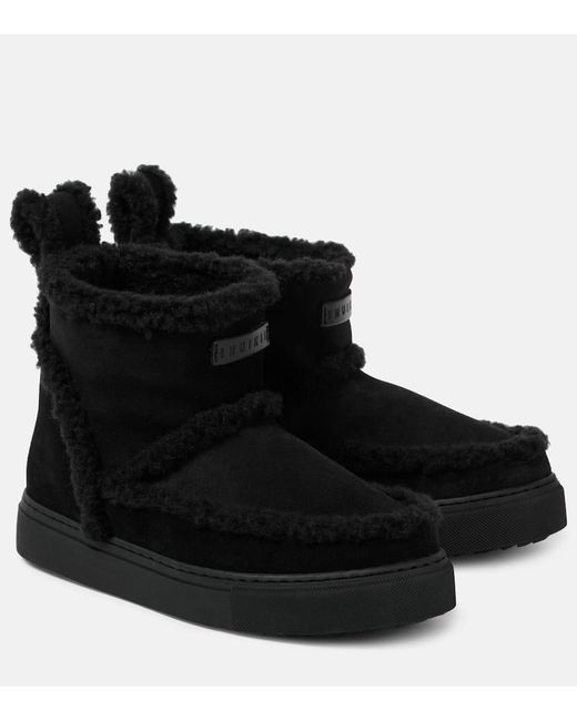 Inuikii Black Classic Suede Ankle Boots