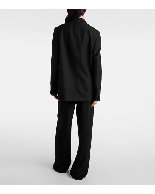 Totême Black Single-Breasted Blazer