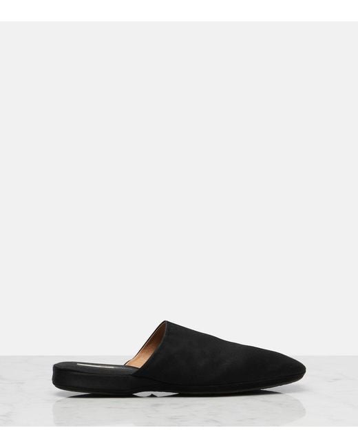 Calvin Klein Black Hugh Satin Mules