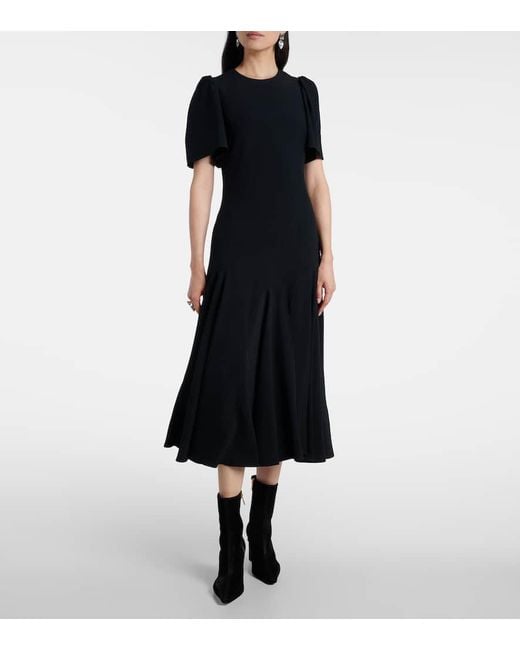 Alexander McQueen Black Midikleid