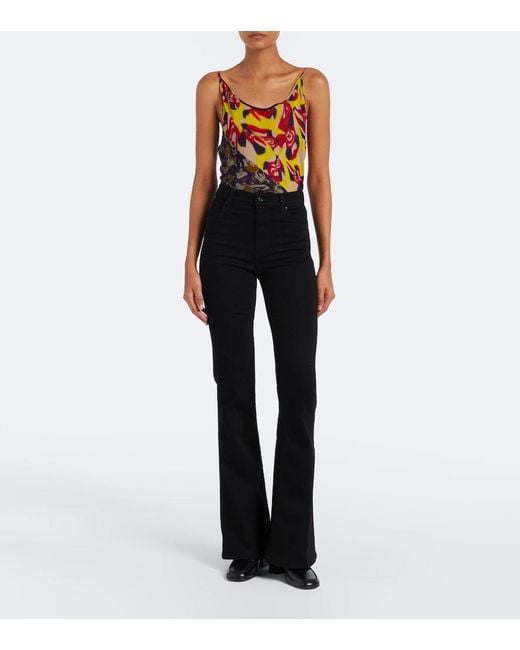 Jeans Flared Reboot FRAME de color Black