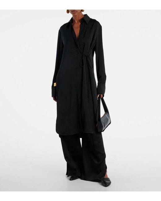 Herbert Levine Black Homebody Leather Mules