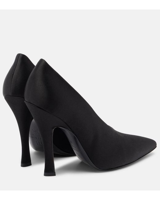 Magda Butrym Black Satin Pumps