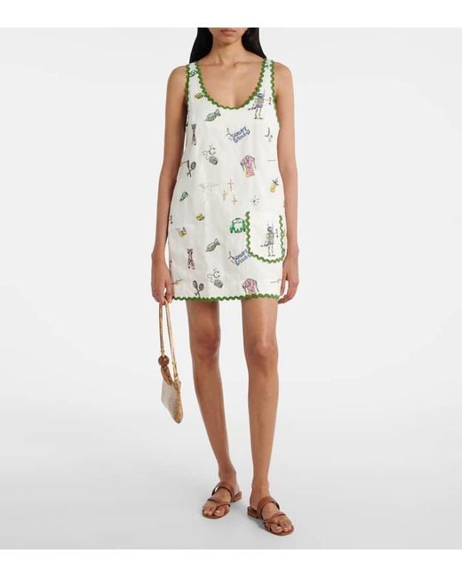 Abito Corto Play di ALÉMAIS in White