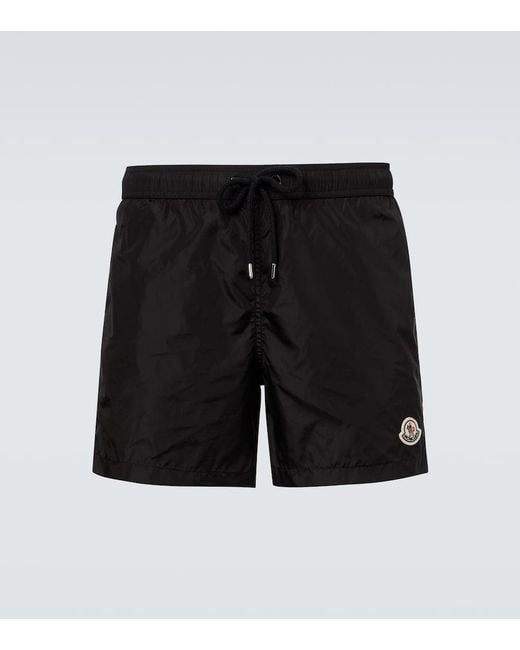 Moncler Black Archivio Swim Trunks for men