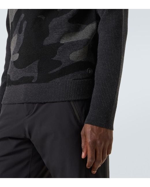 Bogner Black Reso Virgin Wool Sweater for men