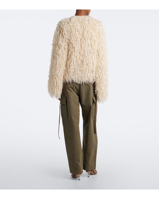 Fendi Green Denim Cargo Pants