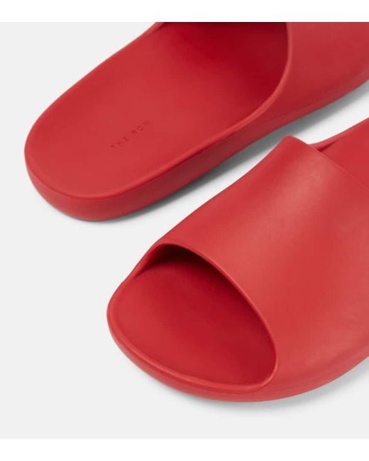 The Row Red Ama Slides
