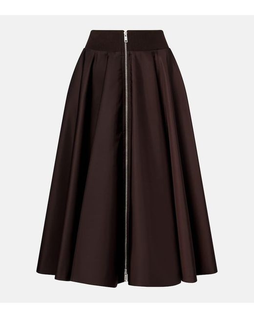 Prada Black Re-Nylon Midi Skirt
