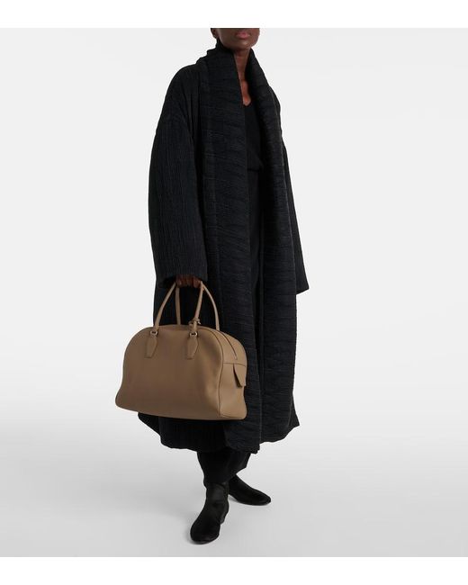The Row Brown India 15.75 Leather Tote Bag