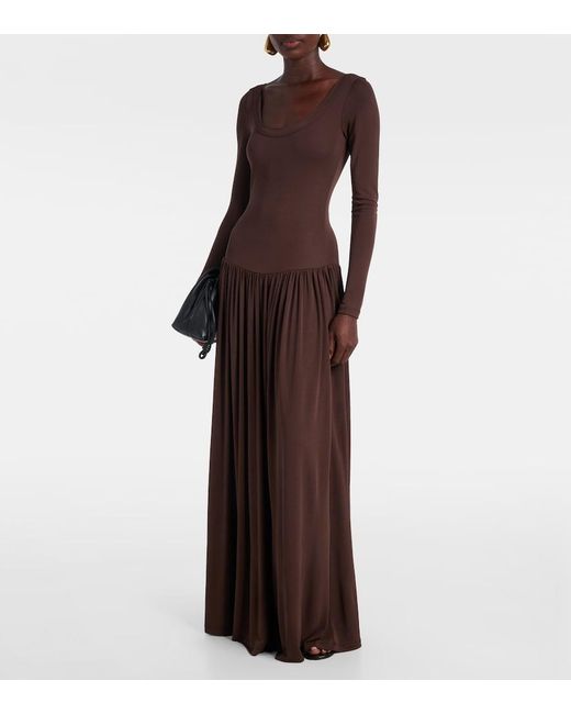 AYA MUSE Brown Muse Maxi Dress