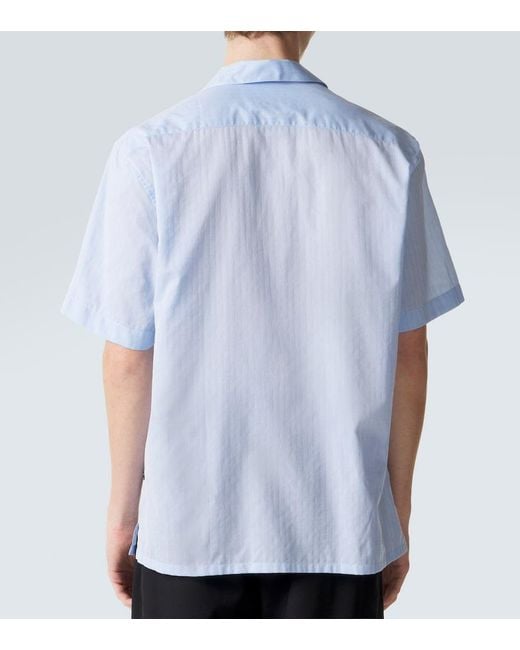 Camicia Bowling di Brioni in Blue da Uomo