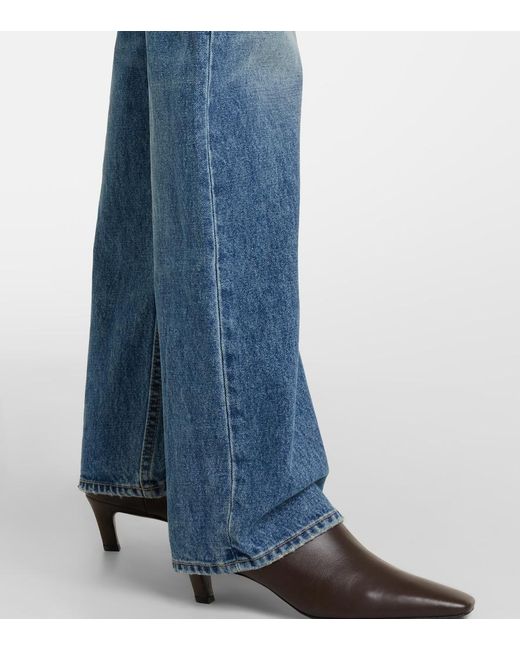Nili Lotan Blue Briana Straight Jeans