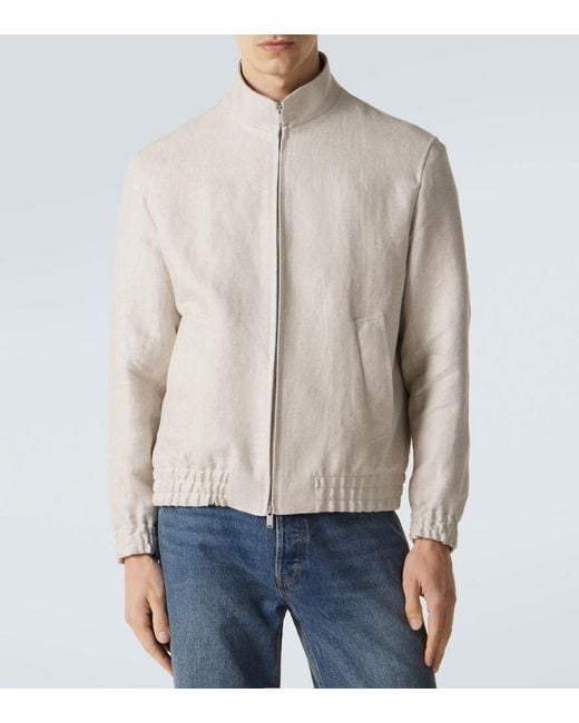 Lardini Natural Linen Jacket for men
