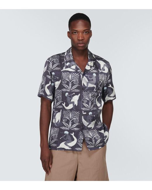 Commas Multicolor Printed Shirt for men