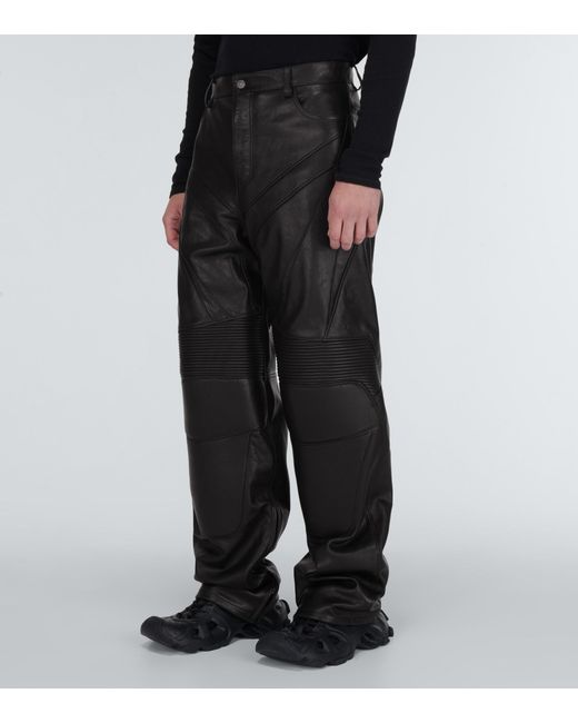 Mk2 SportRider Black Competition Weight Perforated Leather Motorcycle Pants