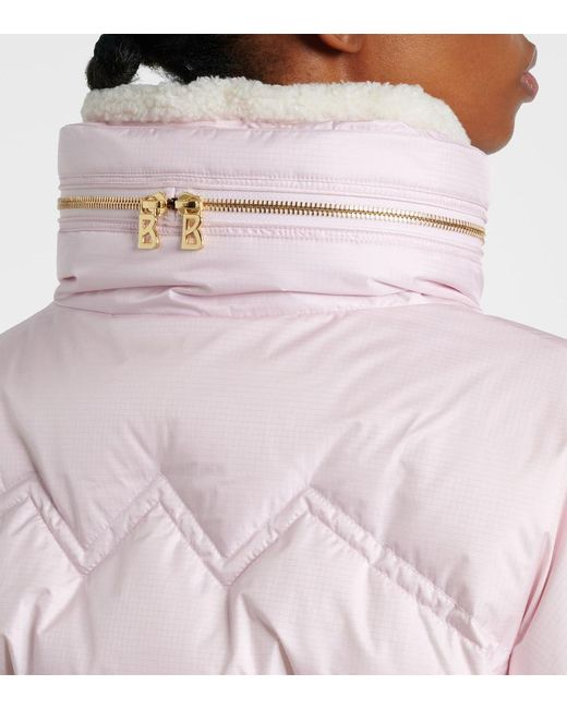 Bogner Pink Vanja Chevron Ski Jacket
