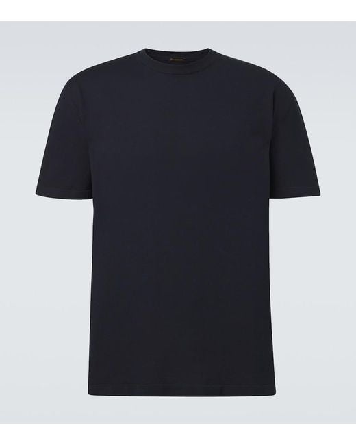 Camiseta De Algodon Rubinacci de hombre de color Black