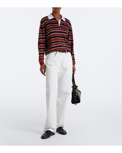 Jeans Rectos Prada de color White