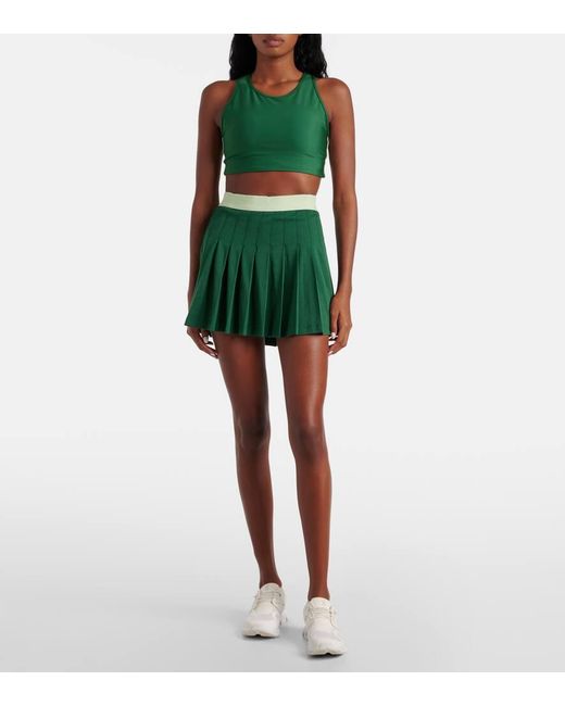 The Upside Oxford Sloan Pleated Tennis Skirt in Green Lyst