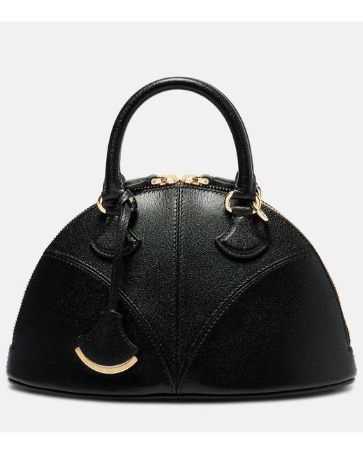 BVLGARI Black Marquise Small Leather Tote Bag