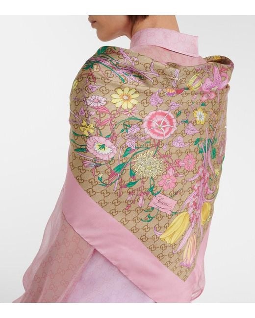 Sciarpa Gg di Gucci in Pink