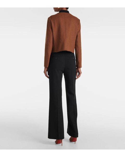 Veronica Beard Brown Lyssa Wool-Blend Jacket