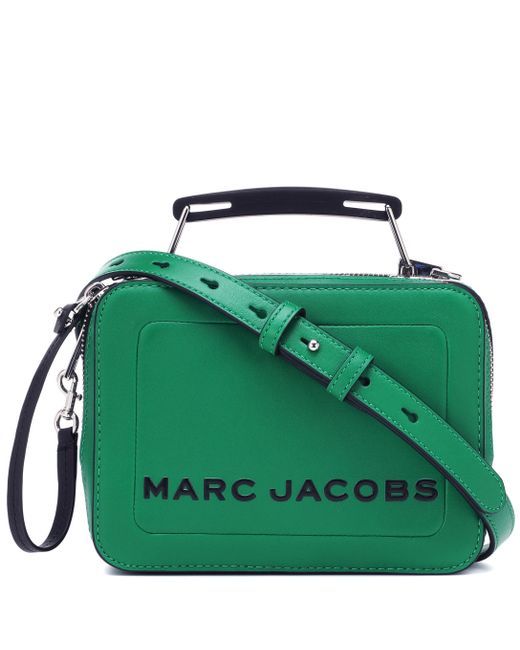 Marc Jacobs Green The Mini Box Shoulder Bag