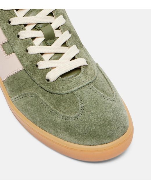 Hogan Green 86Er Suede Sneakers