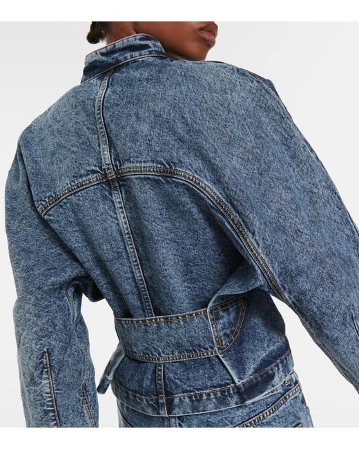 Alaïa Blue Denim Jackets