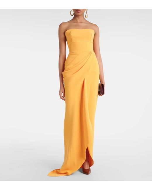 Robe Longue Systema Maticevski en coloris Yellow