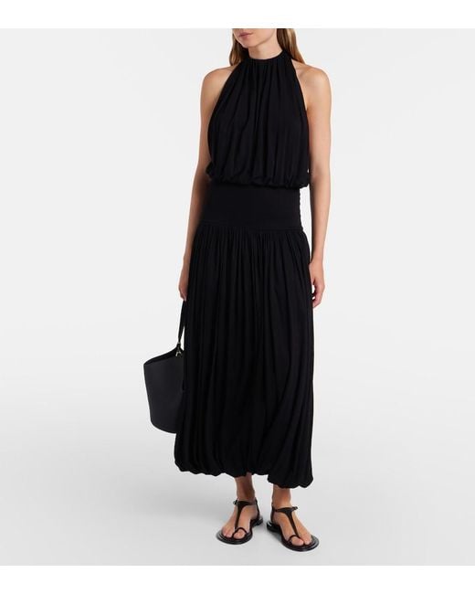 A.Emery Black Alta Leather Sandals
