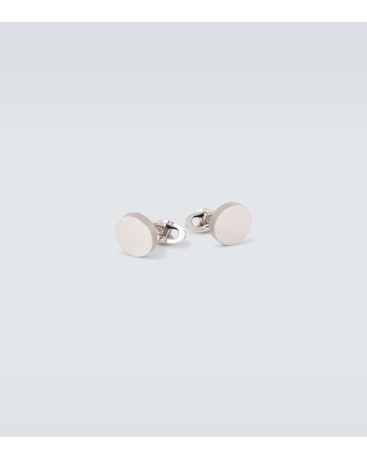Giorgio Armani Manschettenknoepfe Aus Sterlingsilber in White für Herren