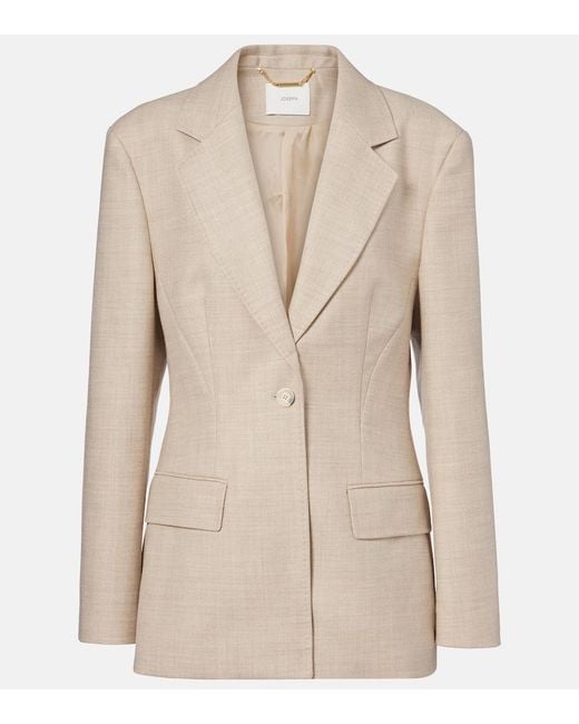Joseph Natural Fallon Virgin Wool Blazer