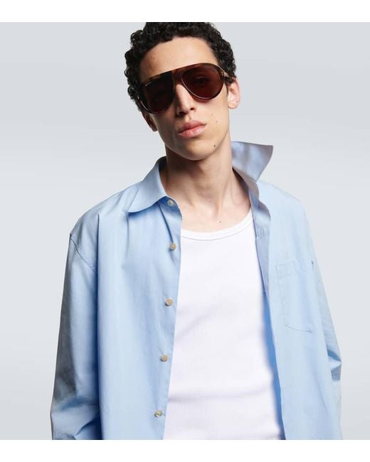 Gucci Aviator-Sonnenbrille Port Royale in Brown für Herren