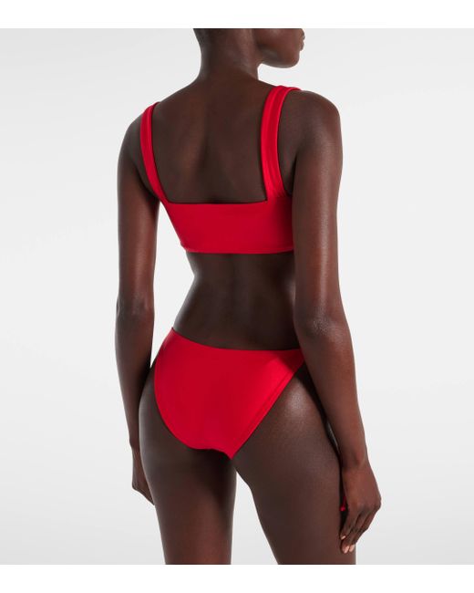 JADE Swim Red Coast Bikini Top