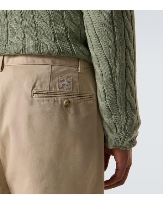 Polo Ralph Lauren Natural High-Rise Cotton Straight Chinos for men