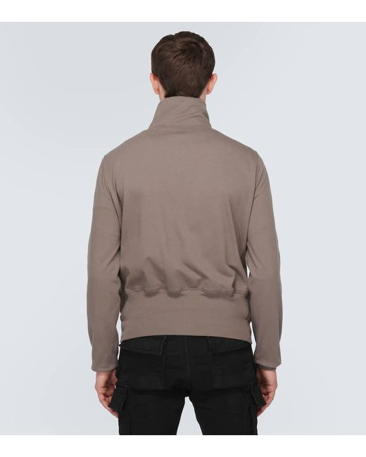 Rick Owens Brown Bauhaus Cotton Zip-up Jacket for men