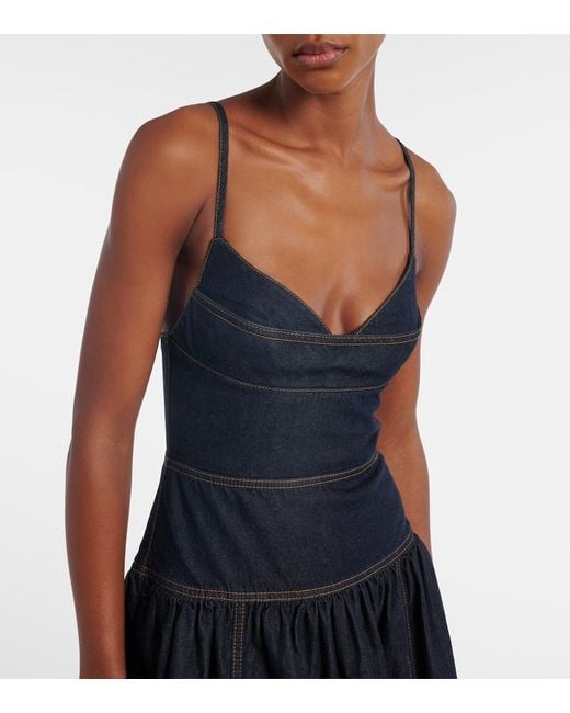 Zimmermann Blue Denim Midi Dress