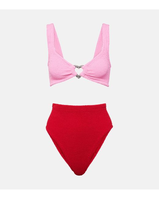 Hunza G Red Duo Jessica Bikini