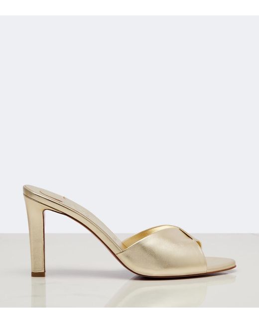 Mules Fanny di Christian Louboutin in Natural