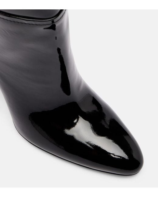 Paris Texas Black Lavinia 100 Patent Leather Knee-High Boots