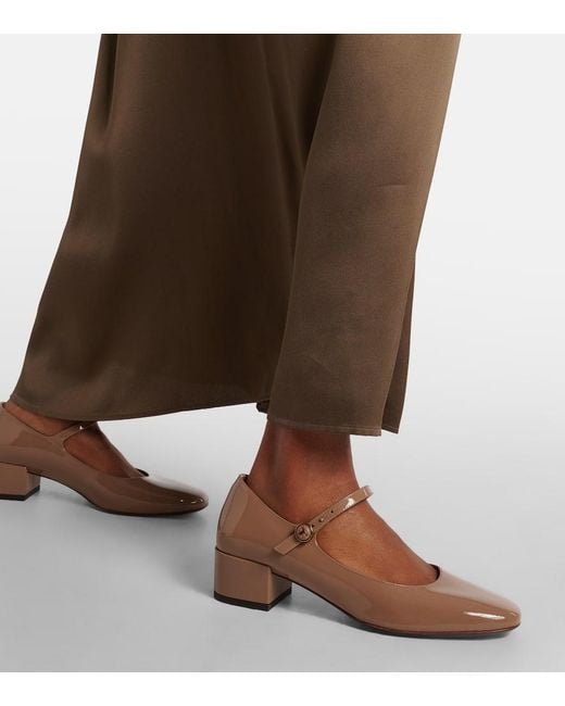 Escarpins Mary Jane En Cuir Verni Tod's en coloris Brown