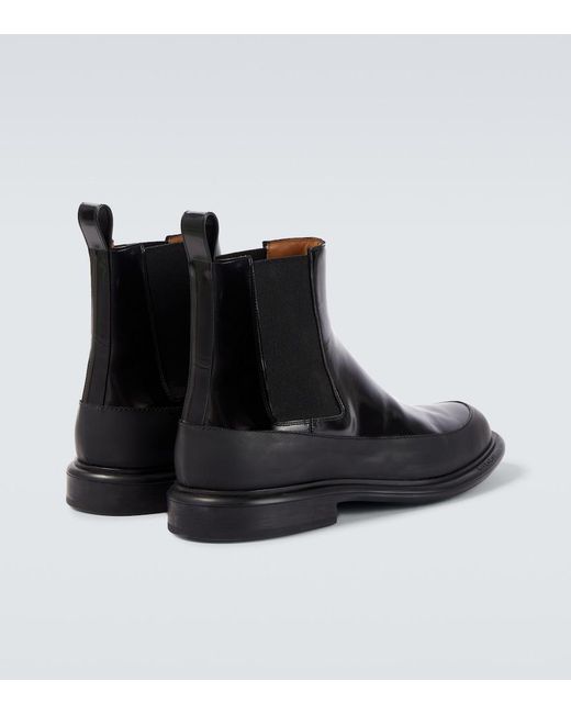 Givenchy Black Gent Leather Chelsea Boots for men