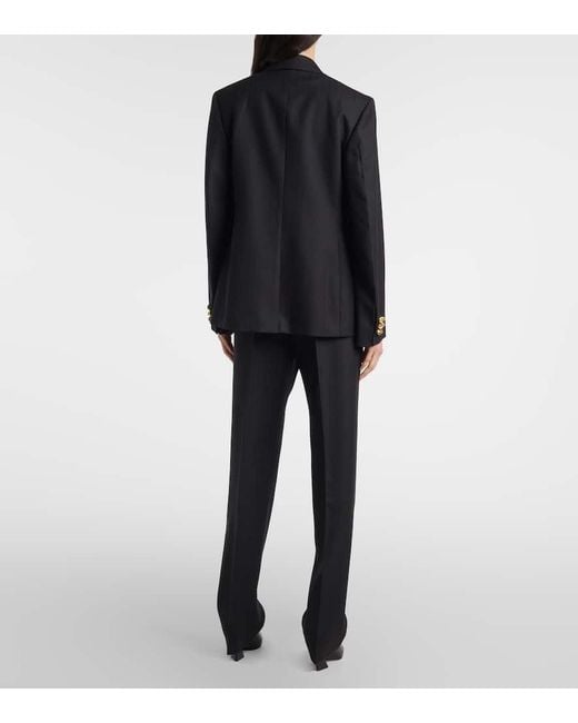 Blazer con revers aperti di Bottega Veneta in Black