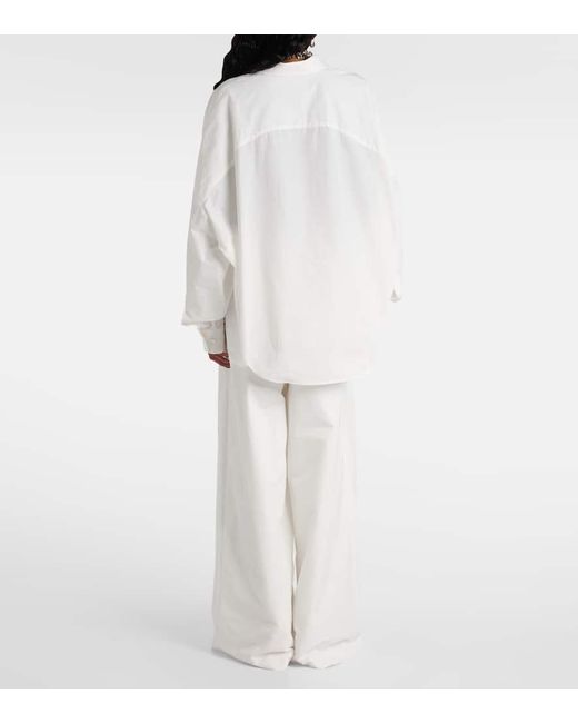 Camisa Oversize Dries Van Noten de color White