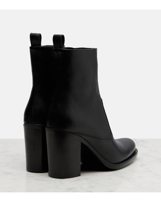 Chloé Black Phoenix Leather Ankle Boots
