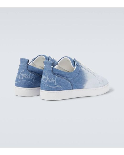 Christian Louboutin Blue Sneakers Fun Louis Junior for men